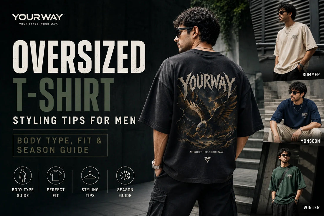 Oversized T-Shirt Styling Tips for Men: Body Type, Fit & Season Guide