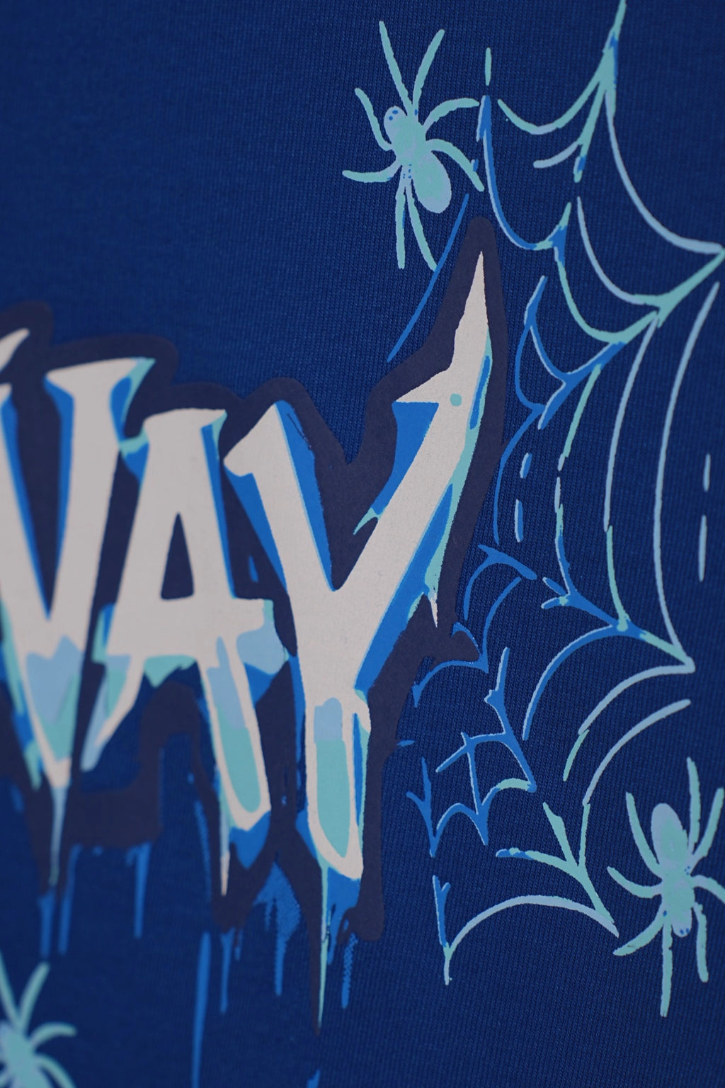 Blue Spider Web T-Shirt Yourway