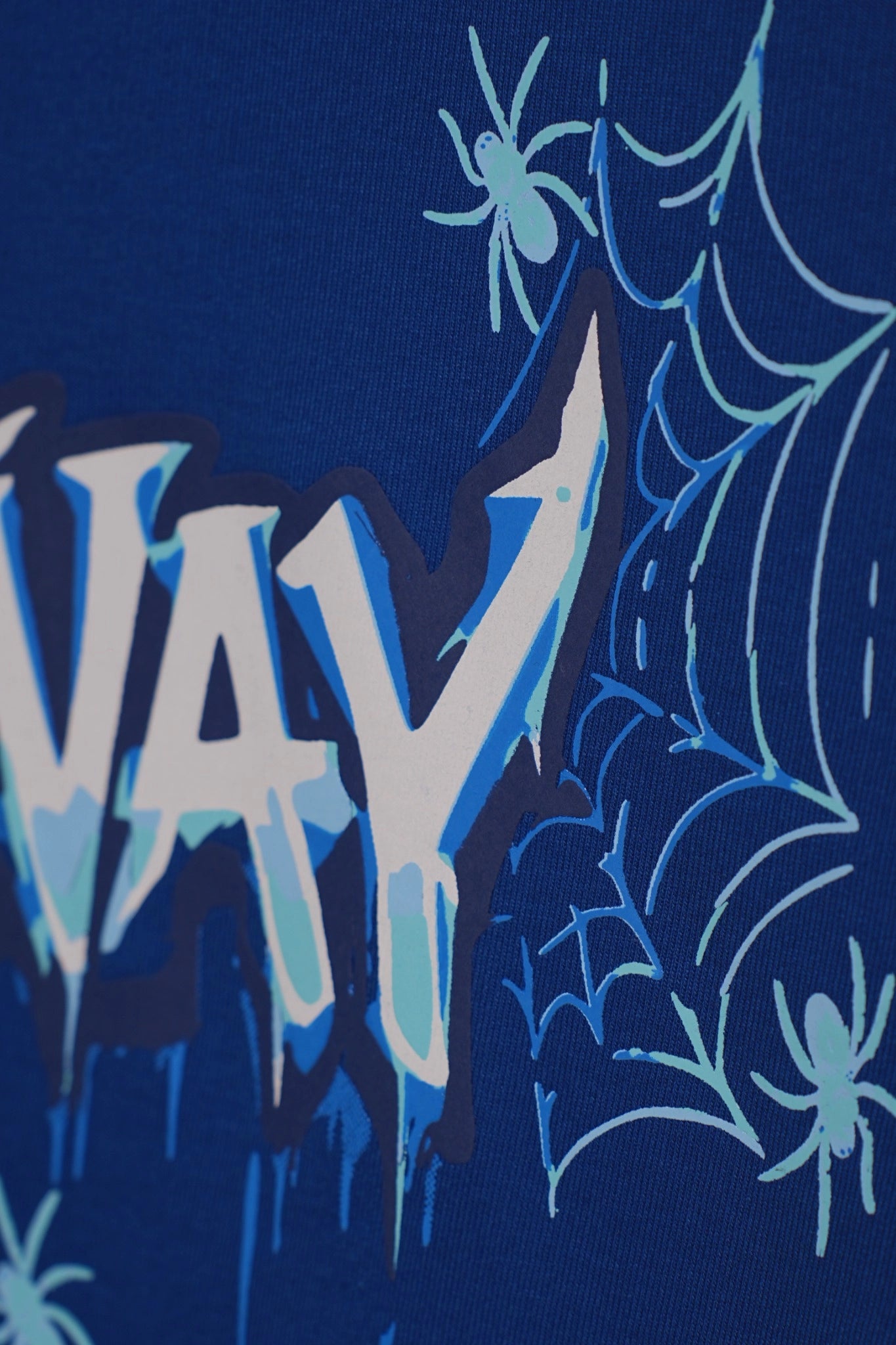 Blue Spider Web T-Shirt Yourway