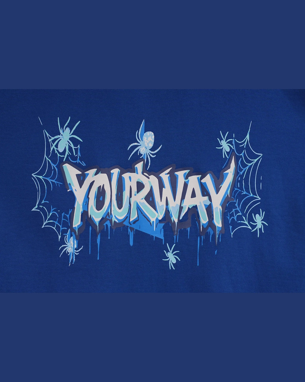 Blue Spider Web T-Shirt Yourway