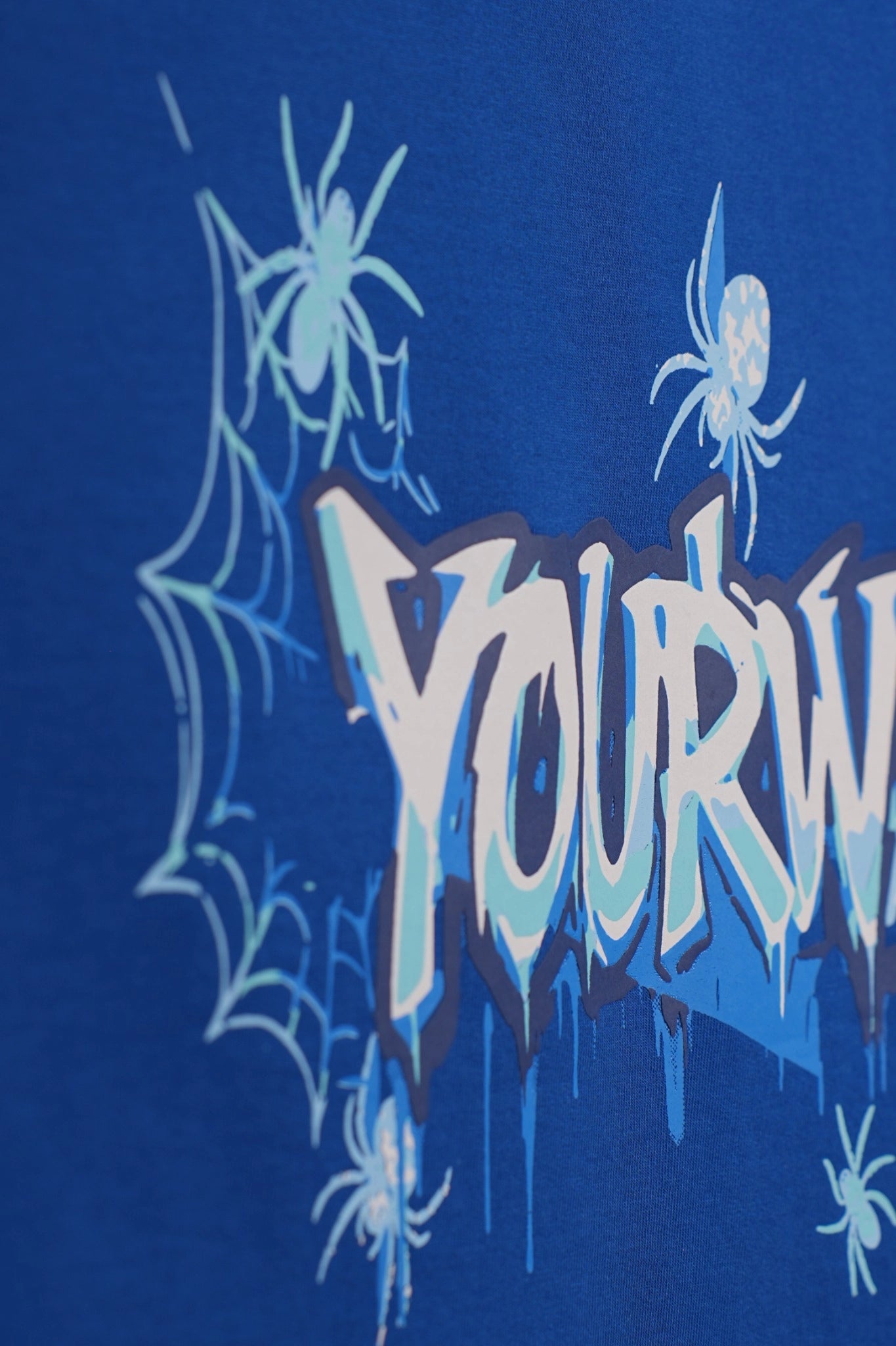 Blue Spider Web T-Shirt Yourway