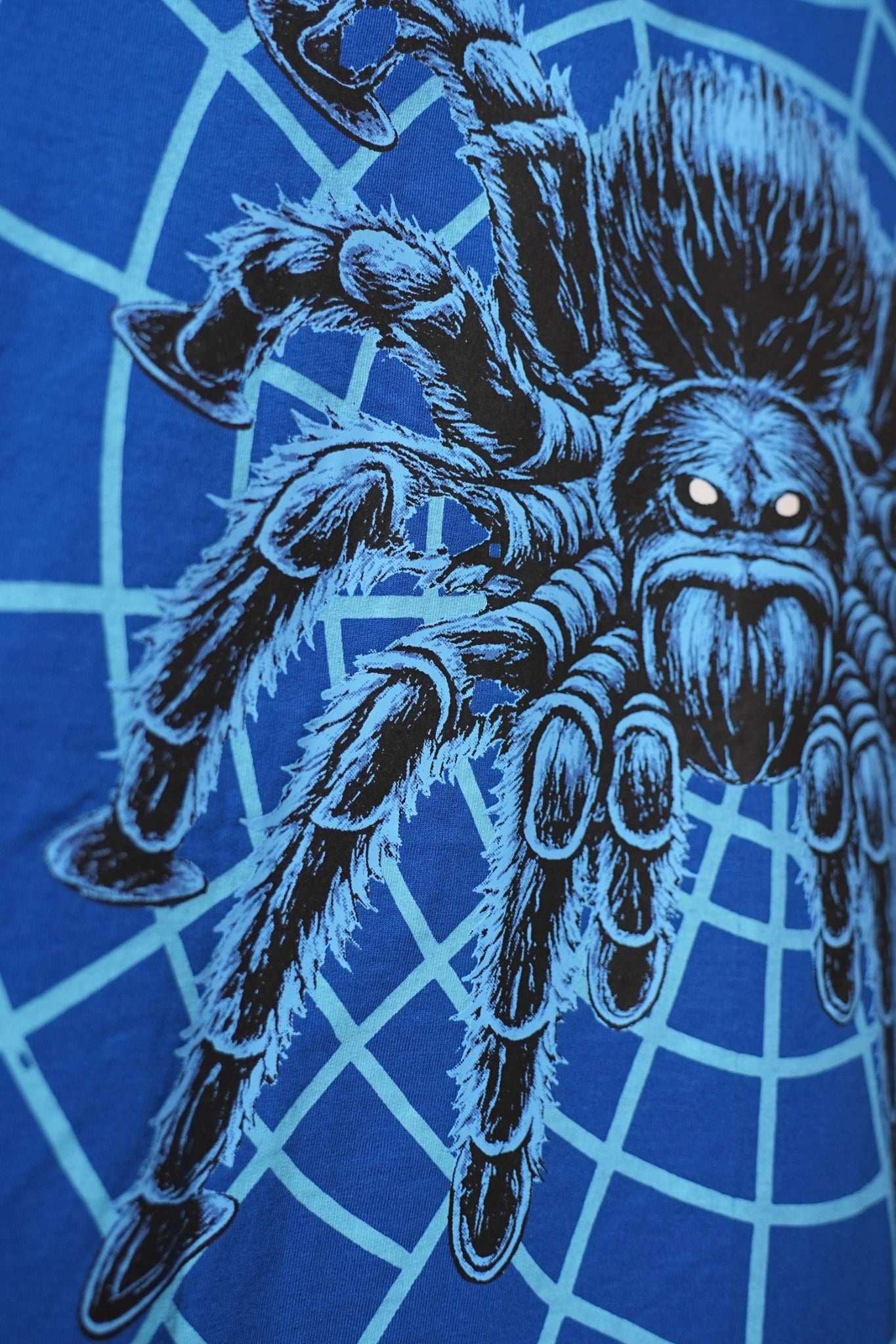 Blue Spider Web T-Shirt Yourway