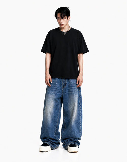 Plain Black T-Shirt – Premium Cotton Everyday Essential Yourway