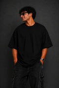 Plain Black T-Shirt – Premium Cotton Everyday Essential Yourway