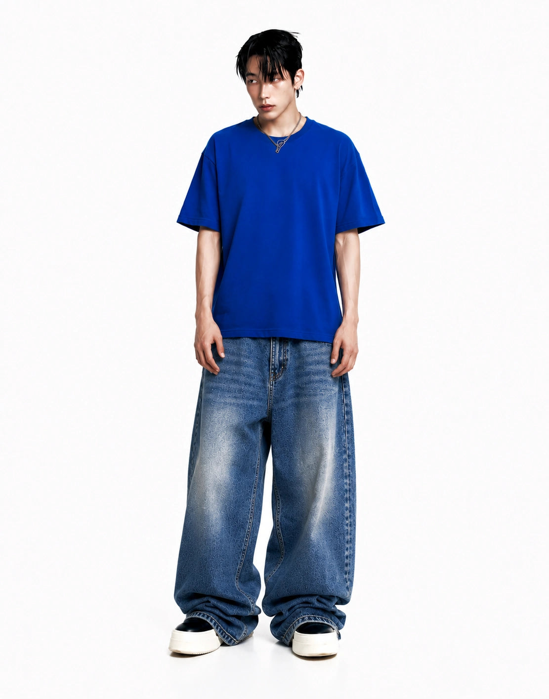 Plain Blue T-Shirt – Premium Cotton Everyday Essential Yourway