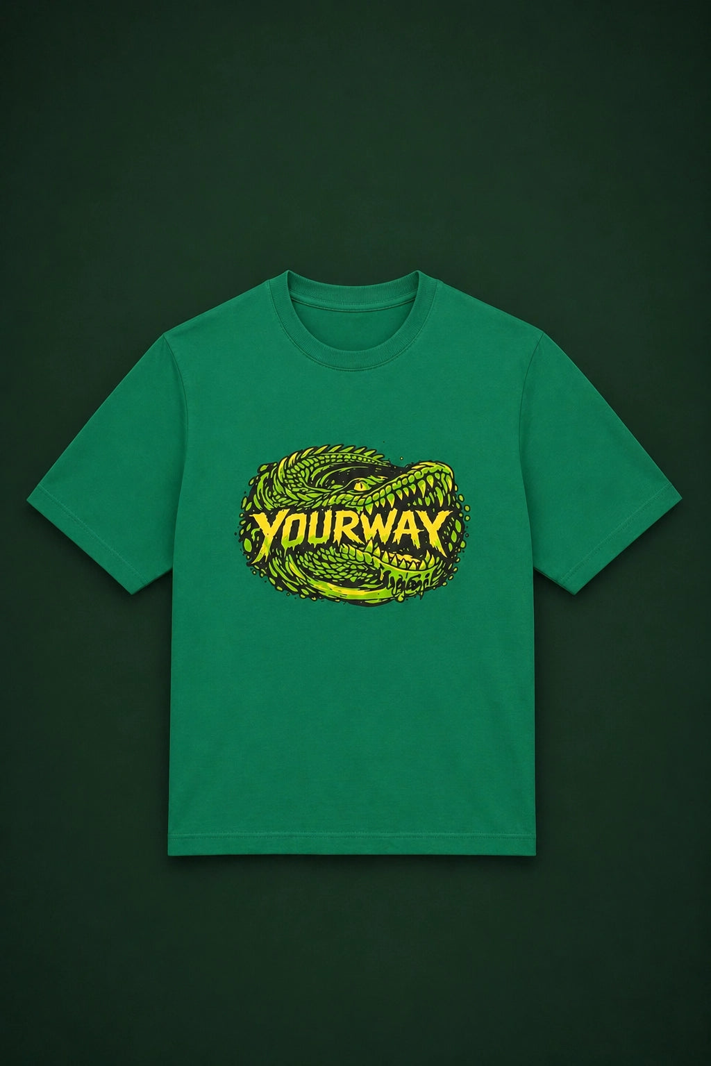 Green Crocodile T-Shirt Yourway