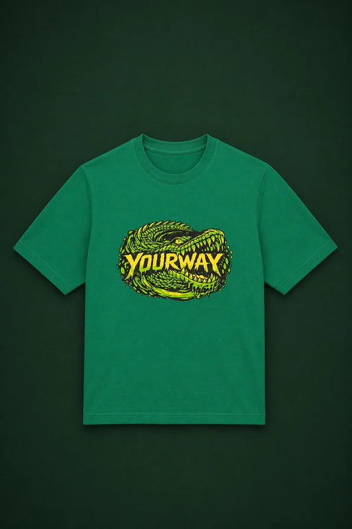 Green Crocodile T-Shirt Yourway