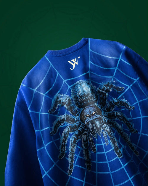 Blue Spider Web T-Shirt Yourway