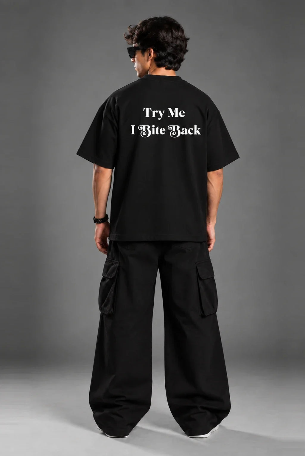 Try Me I Bite Back T-Shirt back print