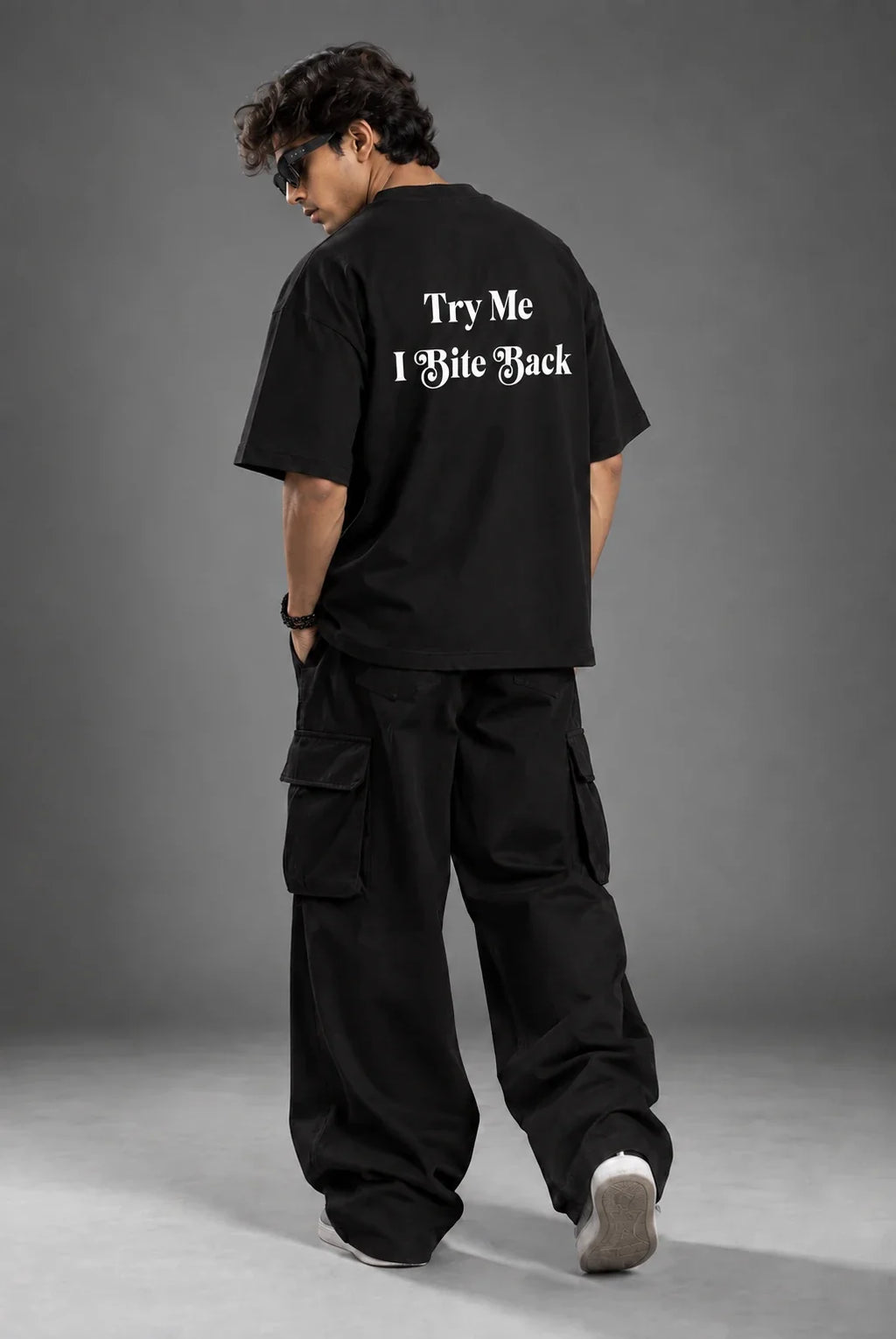 Try Me I Bite Back T-Shirt side back view