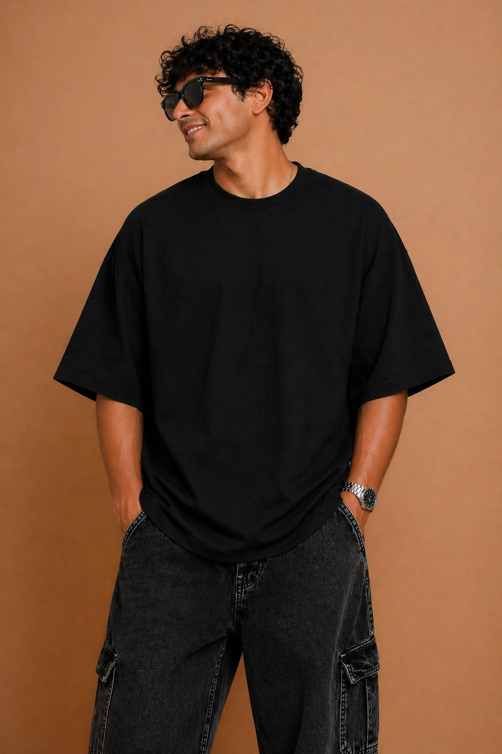 Plain Black T-Shirt – Premium Cotton Everyday Essential