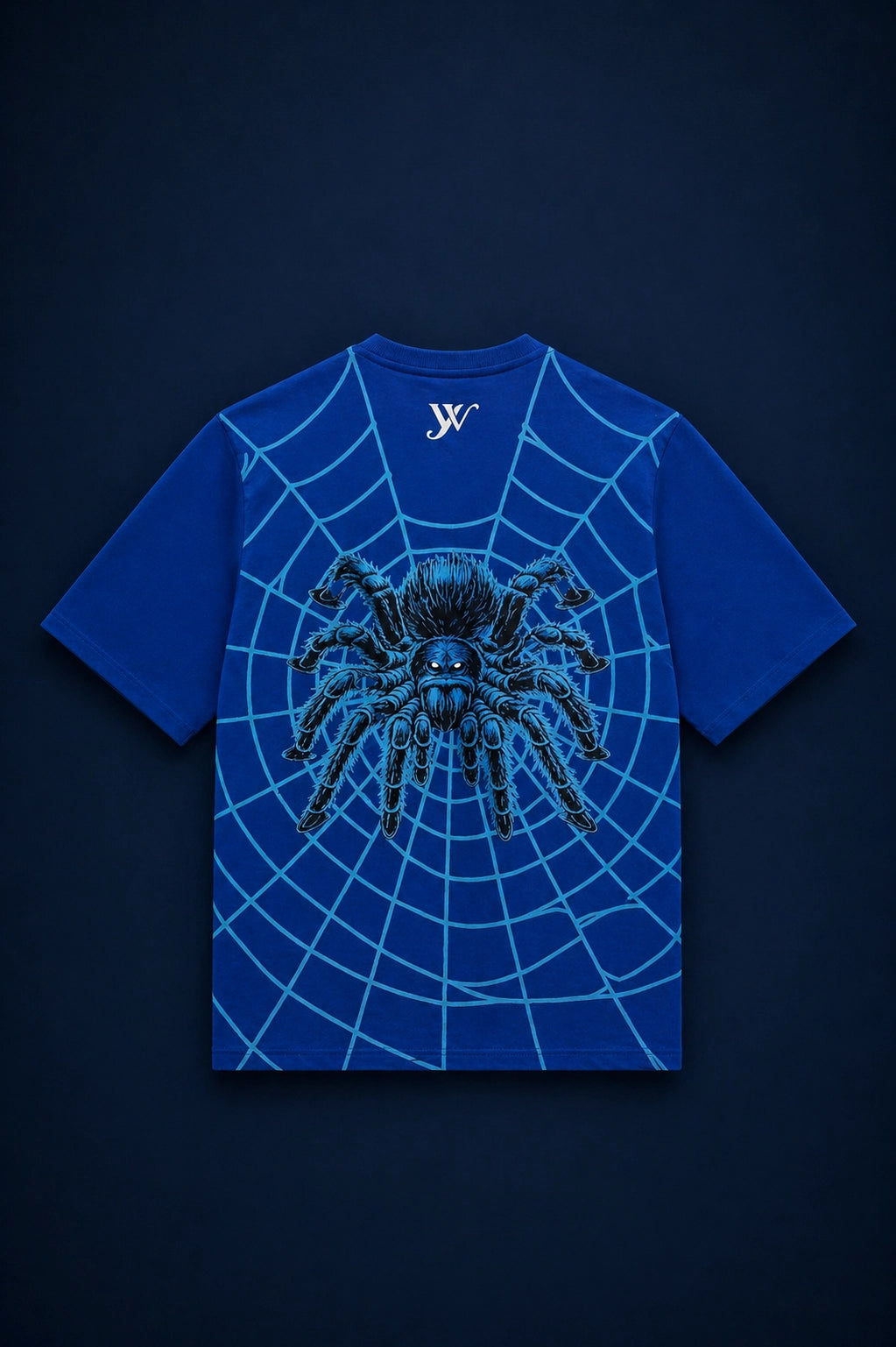 Blue Spider Web T-Shirt Yourway
