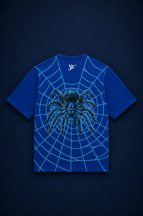 Blue Spider Web T-Shirt Yourway