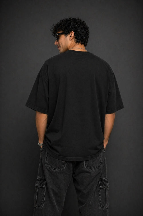 Plain Black T-Shirt – Premium Cotton Everyday Essential Yourway