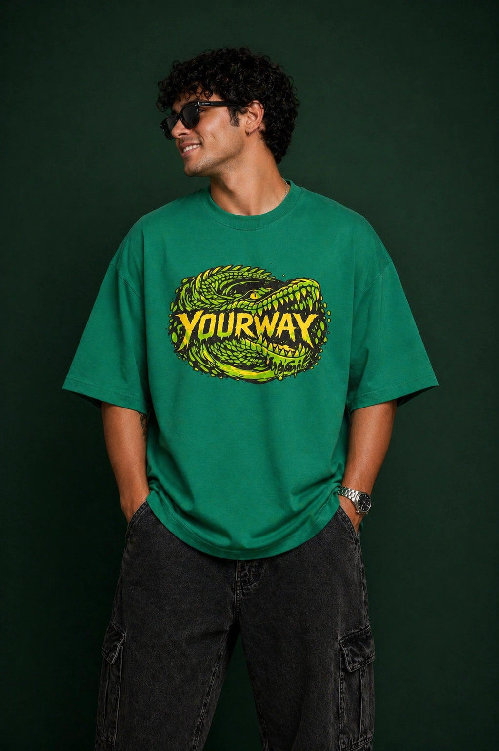 Green Crocodile T-Shirt Yourway