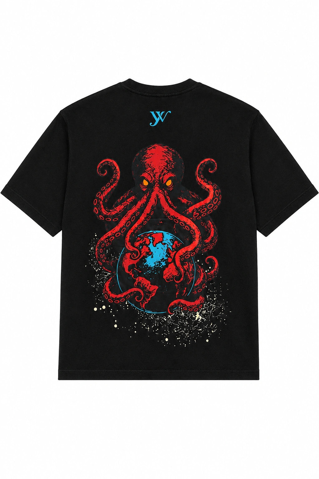 Octopus Black T-Shirt Yourway